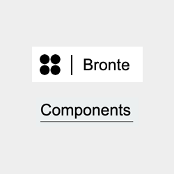 Bronte component library