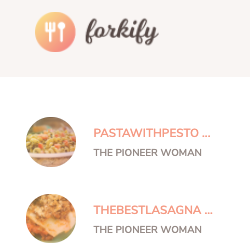 Forkify recipes app